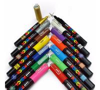 Uni Posca Marcatore a Vernice Arte Penne PC-1M Professionale 14 Set Penne