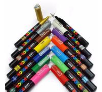 Uni Posca Marcatore a Vernice Arte Penne PC-1M Professionale 14 Set Penne