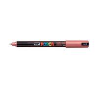 Uni Posca Marker pc-1mr Paint Glass Pen extra fine Bullet tip 0.7 mm rosso metallizzato