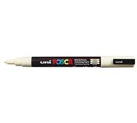 Uni Posca Marker pc-3 m Paint Glass Pen punta fine 1.3 mm avorio