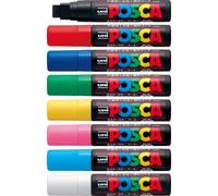 UNI POSCA PC-17K "Full RANGE ALL 8 COLOURS"