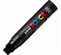 Marcatore a base d'acqua Uni Posca PC17K - punta extra large a scalpello 15,0mm - nero - Uni Mitsubishi