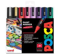 Uni POSCA - PC-5M - Marcatore a Vernice Arte Penne - 1.8-2.5mm - Popolare Set Di