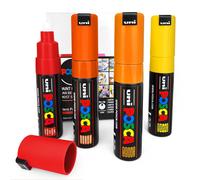 Uni POSCA - PC-7M Arte Pittura Marcatori - Confezione da 4 - IN A - Caldo