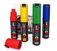 Uni POSCA - PC-7M Arte Pittura Marcatori - Confezione da 4 - IN A - Primary