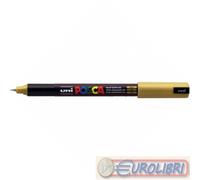 POSCA PC-1M Dorato Pennarelli 6pz Punta Fine 0,7mm Multiuso
