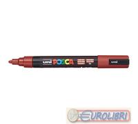 UNI POSCA PC5 ROSSO RUBINO 6PZ MEDIO PENNARELLO