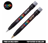 FABER-CASTELL ROTULADOR Uniposca Pincel PCF-350 Oro Metalizado