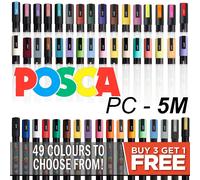 UNI POSCA Pennarelli Per Arte - PC-1M PC-1MR PC-3M PC-5M PC-8K PC-17K PCF-350