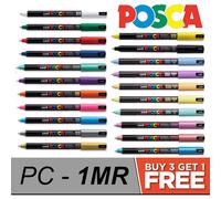 Uni posca Pennarello PC-1MR - Gamma Di 21 Colori (Nuovo 2021) - Acquista 4, Pay