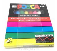uni-ball Uni Posca PC3M/8 8-Piece Paint Marker Pen Set Assorted Pigmentation Ink