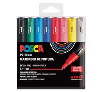 Posca Set Di Pennarelli Posca PC-1m 8 Pezzi Multicolore S_0301_S8418980 Consumab