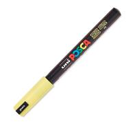 uni-ball-Pennarello Uni POSCA con Punta Extra fine, Spessore del Tratto 0,7 mm, Giallo Chiaro, Colore, PC1MRJS
