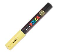 Uni-ball Pennarello Uni POSCA 186705 punta tonda extra fine tratto 0,7 mm giallo chiaro