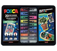 Posca Pittura Marcatori Pop Colori Collezione Teglia Set 20pc