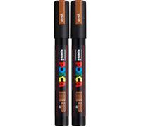 uni ROTULADOR Uniposca PC-5M Bronce (Confezione da 2)