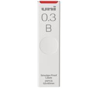 uni Smudge-Proof Leads Refill for Mechanical Pencil | 0.3mm | B | 25pcs
