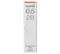uni Smudge-Proof Leads Refill for Mechanical Pencil | 0.5mm | 2B | 40pcs