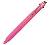 uni SXE340005.66 - Penna a sfera Jetstream, 3 colori, inchiostro nero, rosso, blu, 0,5 mm, rosa