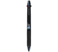 uni SXE340005T.24 - Penna a sfera Jetstream 3 colori: nero, rosso, blu, 0,5 mm, nero trasparente