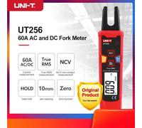 UNI-T 60A AC DC Misuratore a forcella di corrente UT256 Vero RMS Pinza amperometrica Amperometro digitale Test NCV