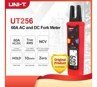 UNI-T Digital Fork Meter UT256 60A AC DC Clamp Meter True RMS pinze amperometro NCV Tester alta precisione