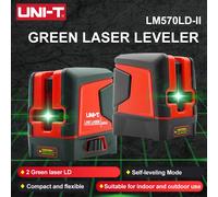 Livella laser autolivellante 2 linee a raggio verde Uni-T LM570LD-II