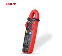 UNI-T Mini Pinza Amperometrica AC DC True RMS NCV Misurazione Senza Contatto con Range Automatico, Retroilluminazione e Protezione da Sovraccarico Tester UT210D