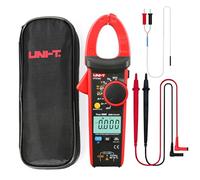 UNI-T Morsetto UT216C, corrente di spunto AC/DC 600A TRMS HVAC Volt Amp Ohm Meter Multi Meter, Auto Ranging 6.000 conteggi, tensione frequenza resistenza capacità temperatura continuità diodo tester