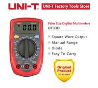 UNI-T Multimetro digitale tascabile UT33D Tester di resistenza Amperometro Voltmetro Mini misuratore universale multifunzione ad alta precisione
