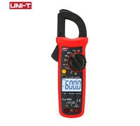 UNI-T Pinza amperometrica digitale UT202F UT204R Pinza di corrente AC DC Amperometro Vero RMS Tester di tensione Misuratore di frequenza