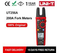 UNI-T Pinza amperometrica digitale UT256A Vero RMS Forcella Pinza corrente CA Amperometro Voltmetro Condensatore Tester di frequenza