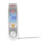 Uni-t Rend UNI-T A63 - Termometro ad alta precisione 2 in 1 per alimenti, a infrarossi e sonda per misurare la temperatura, rilevazione della temperatura degli alimenti per caffè