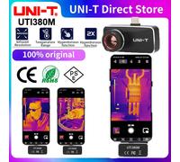 UNI-T Termocamera Per Il Telefono UTI380M UTI380MS 400×300 Pixel Termocamera IOS Android Messa a fuoco manuale Test di guasto del circuito PCB