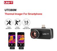 UNI-T Termocamera Per Il Telefono UTI380M UTI380MS 400×300 Pixel Termocamera IOS Android Messa a fuoco manuale Test di guasto del circuito PCB