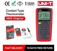 UNI-T termometro a contatto UT325 intervallo di misurazione della temperatura a doppio ingresso-200 ~ 1375 analisi della registrazione dei dati connettività USB