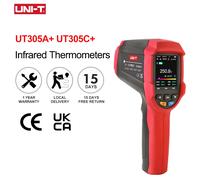UNI-T termometro a infrarossi digitale UT305C + UT305A + misuratore di temperatura Laser industriale non contattare pirometro-50-2200