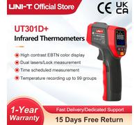 UNI-T termometro digitale a infrarossi UT303D + termometri industriali senza contatto misuratore di temperatura Laser Gun -32 ℃-600 ℃ Data Hold