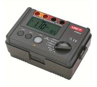 UNI-T Tester di resistenza di isolamento Megohmmetro Tester di resistenza 2000 conteggi Misuratore di ohm 100V/250V/500V/ Voltmetro Display LCD con retroilluminazione