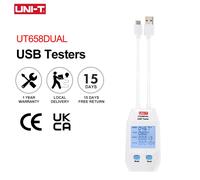 Tester USB UT658 Dual Tensione Potenza Corrente