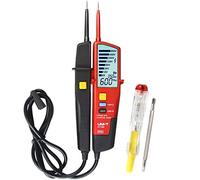 UNI-T UT18D Tester di Tensione e Continuità Impermeabile Tester Automatico della Tensione della Gamma con Prova RCD e Rotazione di Fase, Illuminazione Incorporata