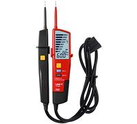 UNI-T UT18D Tester di Tensione, Portatile Rilevatore di Tensione Penna Continuità Impermeabile con RCD e Test di Rotazione di Fase, Illuminazione Integrata