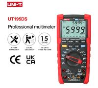 UNI-T UT195DS Multimetro digitale industriale Tester professionale Impermeabile IP65 Torcia AC DC LOZ Test di tensione di fase del motore