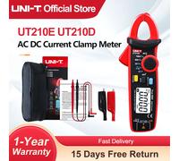 UNI-T UT210E UT210D Pinza Amperometrica Digitale AC DC, Multimetro a Pinza True RMS, Strumento HVAC, Tester Multifunzione per Elettricisti
