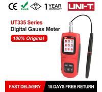 UNI-T UT335B Misuratore Gauss digitale UT335A UT335C 0-30kGs Rilevatore di campo magnetico Allarme sonoro e luminoso per il rilevamento della velocità magnetica