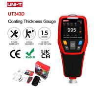 UNI-T UT343D rivestimento calibro di spessore retroilluminazione LCD 320x240 pixel Digital FE/NFE Tester di spessore della vernice per auto in metallo