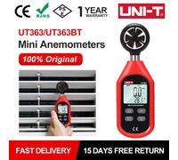 Anemometro digitale UNI-T UT363 max 30 m/s flusso d'aria vento temperatura