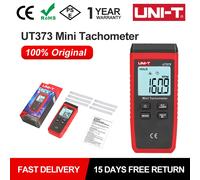 UNI-T UT373 Contagiri digitale velocità RPM Laser senza contatto Tacometro 99999 Conti Mini RPM Meter Retroilluminazione