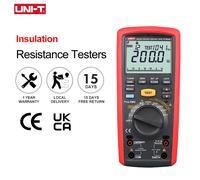 UNI-T UT505B Tester di resistenza di isolamento portatile misuratore di resistenza digitale 1000V 200G multimetro True RMS OHM