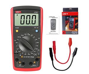 UNI-T UT603 Multimetro digitale LCR (misura induttanza e capacità), misuratore con gamma manuale funzione ohmmetro